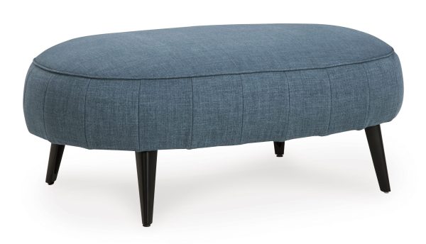 HOLLYANN OVERSIZED ACCENT OTTOMAN Blue - Image 2