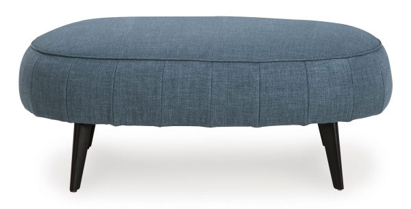 HOLLYANN OVERSIZED ACCENT OTTOMAN Blue - Image 3