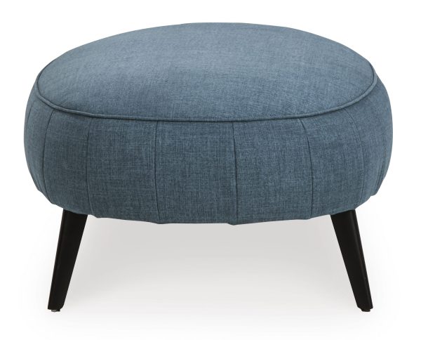 HOLLYANN OVERSIZED ACCENT OTTOMAN Blue - Image 5