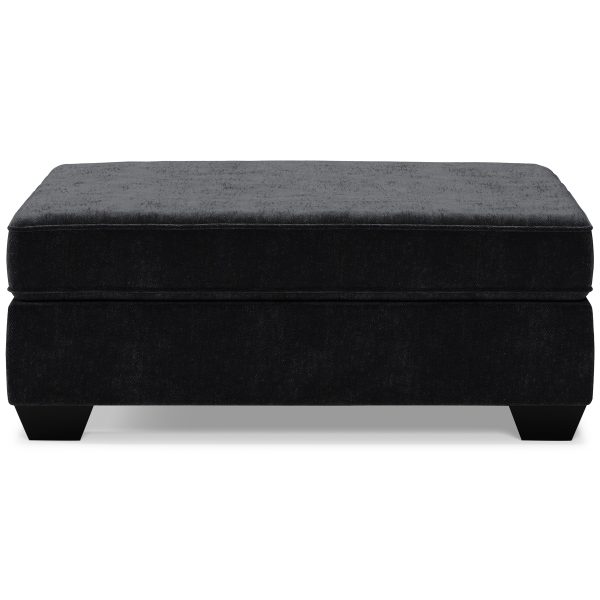 LAVERNETT ACCENT OTTOMAN Charcoal - Image 2
