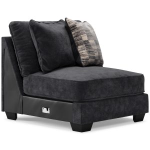 LAVERNETT ARMLESS CHAIR Charcoal
