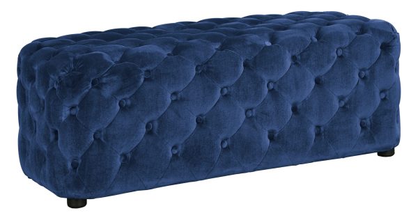 LISTER ACCENT OTTOMAN Navy - Image 3