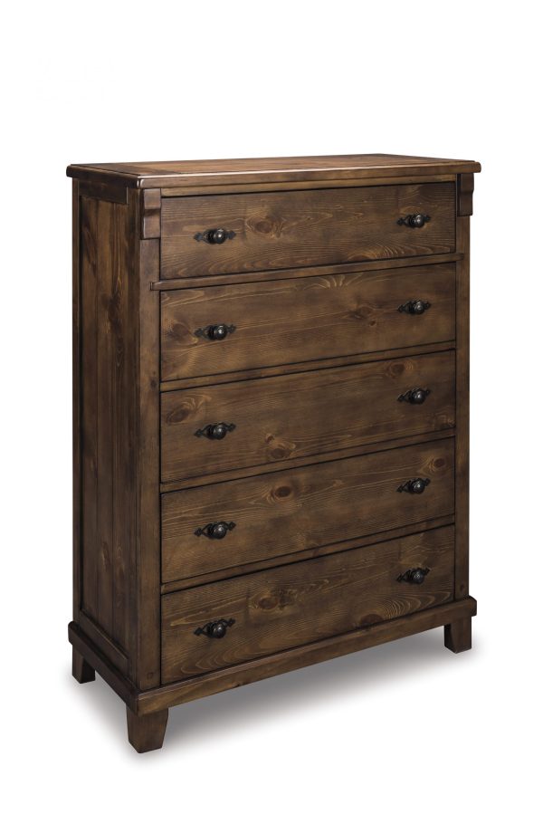PRAUG FIVE DRAWER CHEST - Image 6