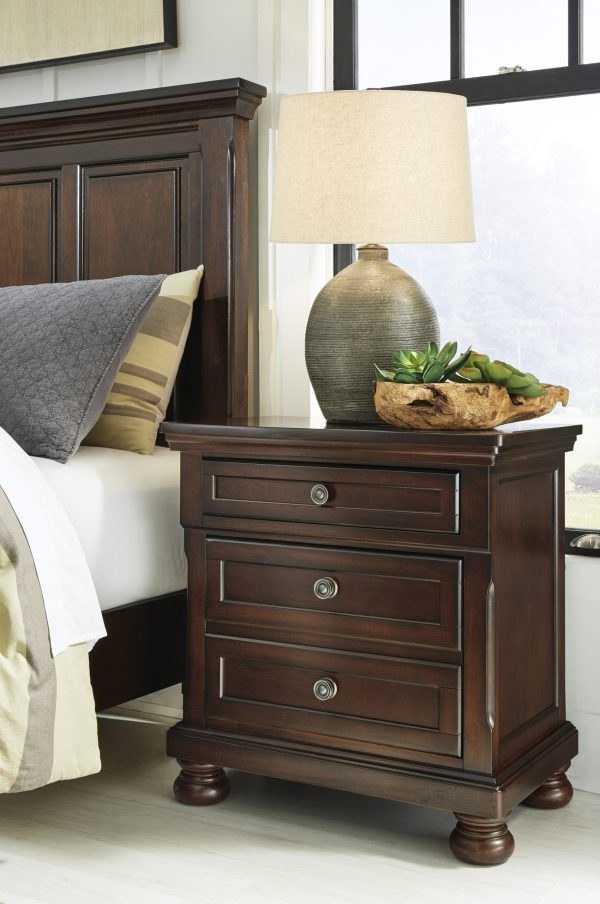 PORTER 2 DRAWER NIGHTSTAND