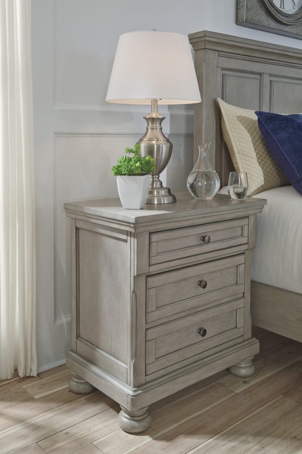 LETTNER TWO DRAWER NIGHTSTAND