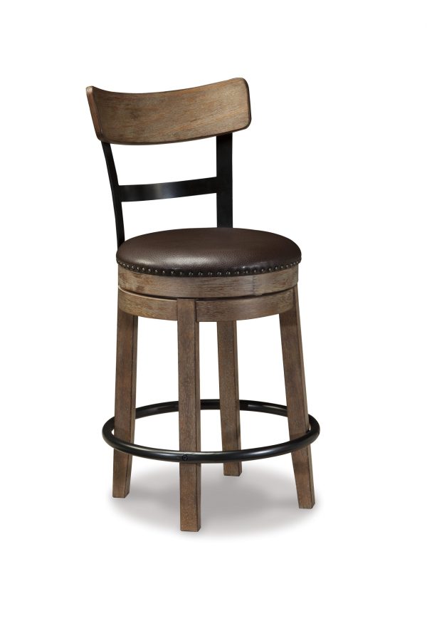 PINNADEL UPH SWIVEL BARSTOOL - Image 4