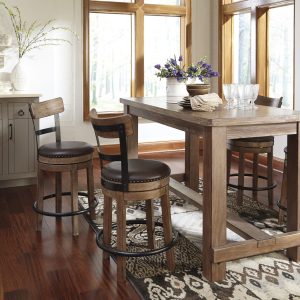 PINNADEL UPH SWIVEL BARSTOOL