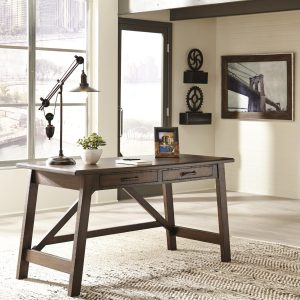 BALDRIDGE HOME OFFICE DESK Rustic Brown