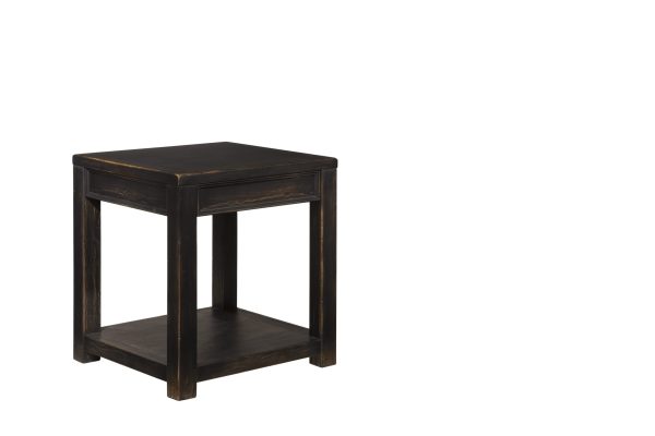 GAVELSTON  SQ END TABLE Black - Image 2