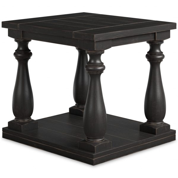 MALLACAR RECT END TBL Black - Image 2