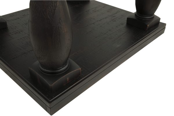 MALLACAR RECT END TBL Black - Image 4
