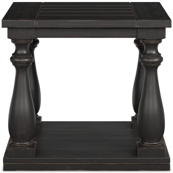 MALLACAR RECT END TBL Black - Image 6
