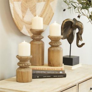 WD CANDLE HOLDER SET/3