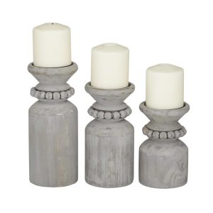 WD CANDLE HOLDERS SET/3