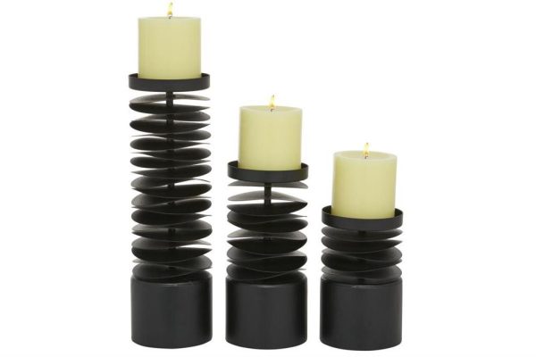 METAL CANDLE HOLDER SET/3 - Image 5