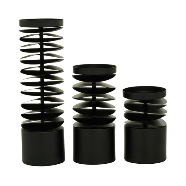 METAL CANDLE HOLDER SET/3 - Image 4