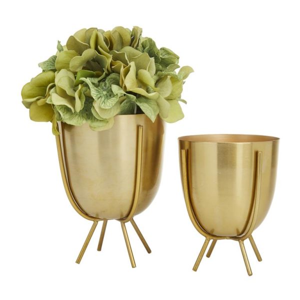 METAL PLANTER SET/2  6"X7" - Image 5