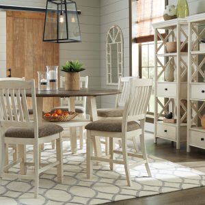 Bolanburg 5-Piece Round Counter Dining Set