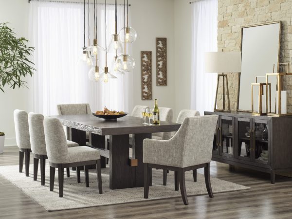 Burkhaus 9-Piece Extendable Dining Set