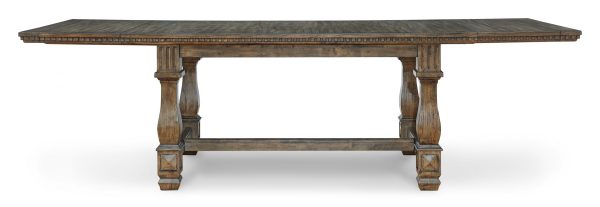 MARKENBURG RECT EXT DINING TABLE - Image 5