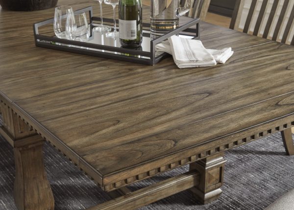 MARKENBURG RECT EXT DINING TABLE - Image 3