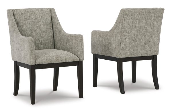 BURKHAUS UPH DINING ARM CHAIR - Image 4
