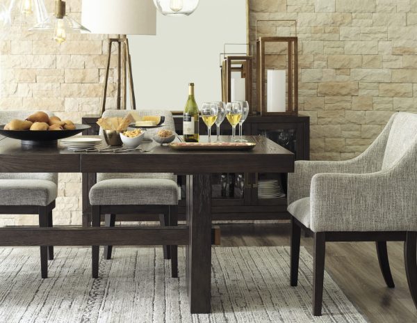 BURKHAUS UPH DINING ARM CHAIR - Image 8