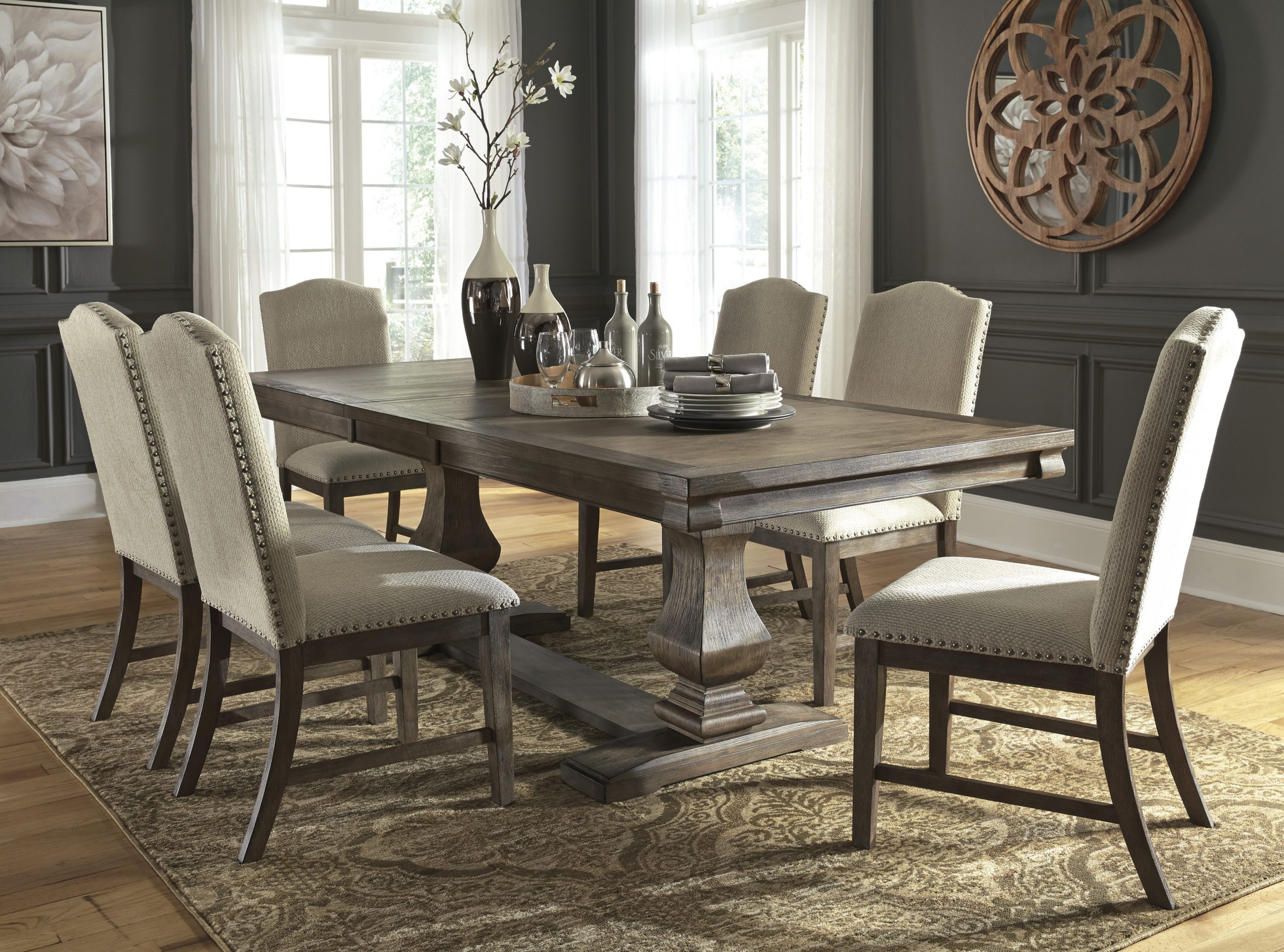 Ashley Furniture Johnelle 7 Piece Extendable Dining Set