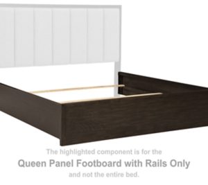 BRUXWORTH QUEEN PANEL FOOTBOARD W/RAILS