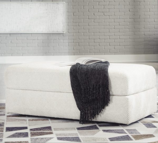 KARINNE OTTOMAN Linen
