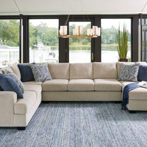 Enola 4-Piece Corner Lounge Set with Armless Sofa (RAF Chaise)