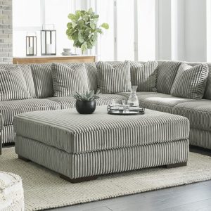 LINDYN OVER/S ACCENT OTTOMAN Fog