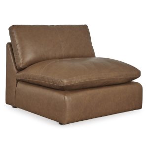 EMELIA ARMLESS CHAIR Caramel