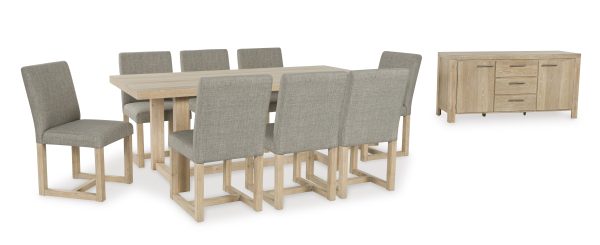 Yalinton 9-Piece Rectangular Dining Set - Image 2