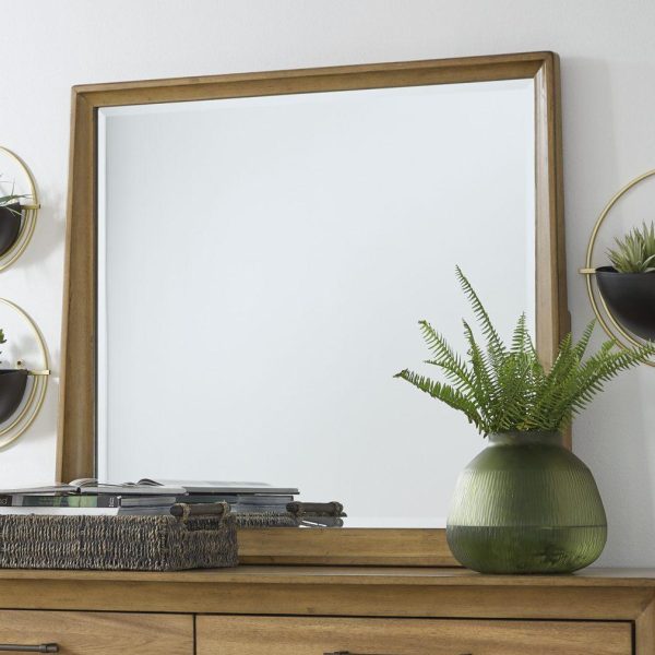 TAKSTON BEDROOM MIRROR L/Brown - Image 2