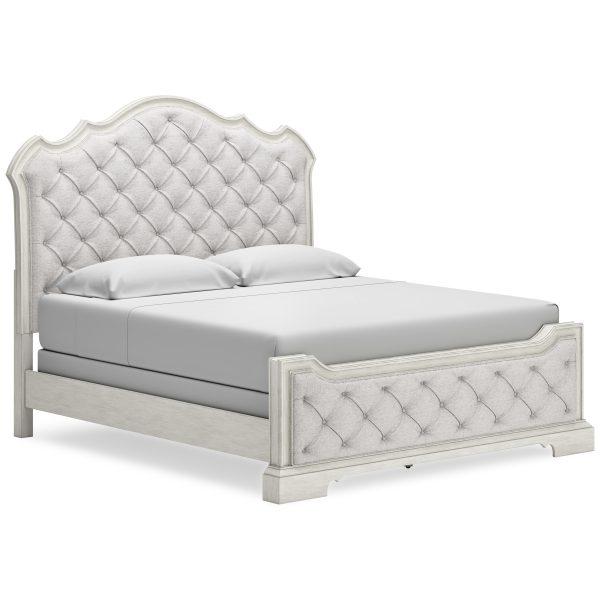 Arlendyne King Upholstered Panel Bed - Image 4