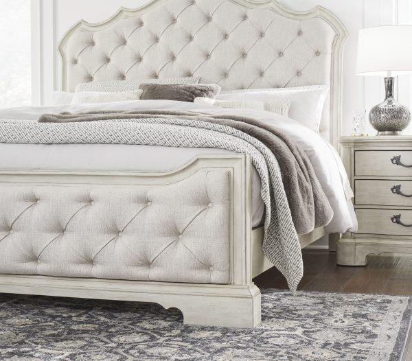 Arlendyne King Upholstered Panel Bed - Image 3