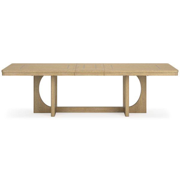 RENCOTT RECT DINING EXT TABLE L/Brown - Image 3