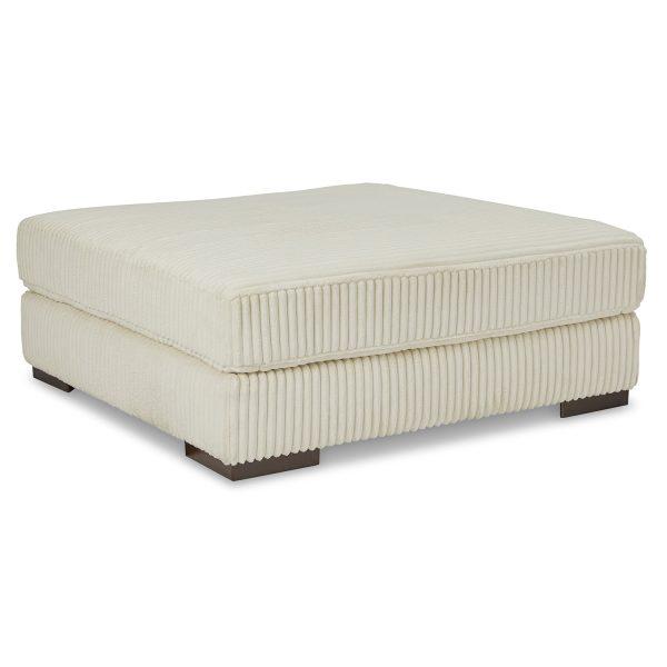 LINDYN OVER/S ACCENT OTTOMAN Ivory - Image 3