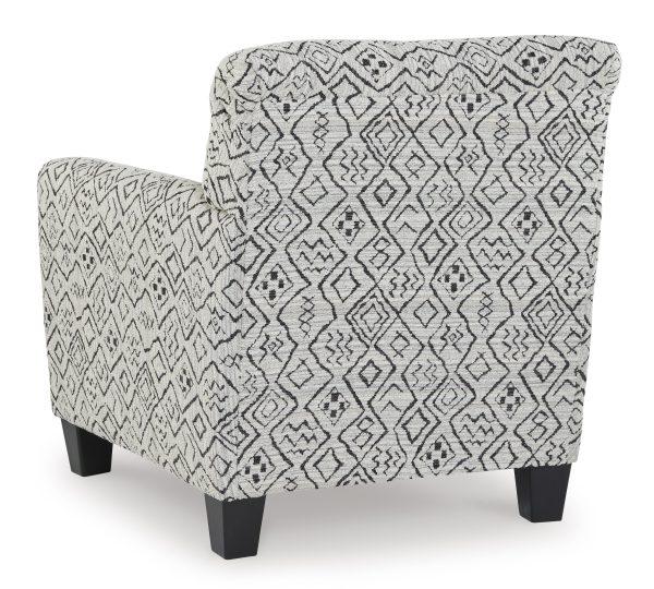 HAYESDALE ACCENT CHAIR Black/Cream - Image 5
