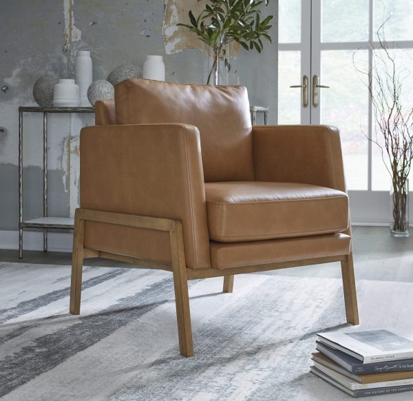 NUMUND ACCENT CHAIR Caramel