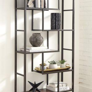 FRANKWELL BOOKCASE Brown/Black