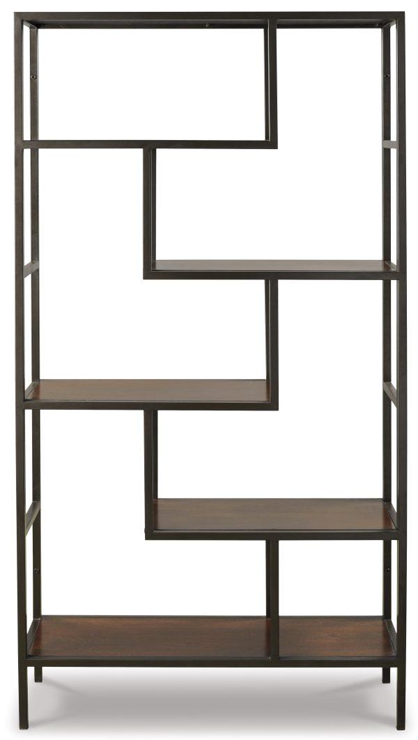 FRANKWELL BOOKCASE Brown/Black - Image 4