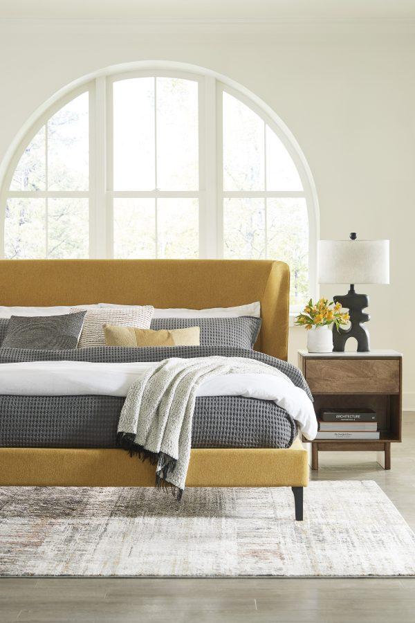 MALOKEN QUEEN UPH BED W/SLATS - Image 7