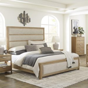 Rencott Queen Upholstered Panel Bed