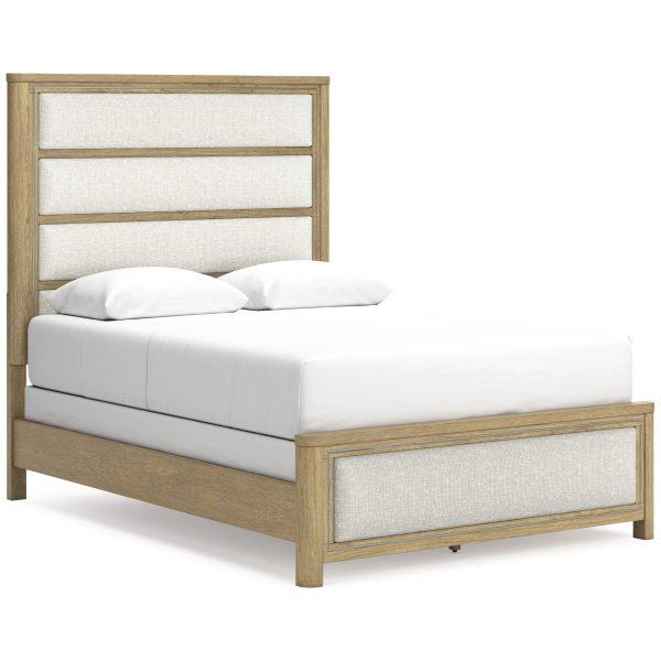 Rencott Queen Upholstered Panel Bed - Image 9