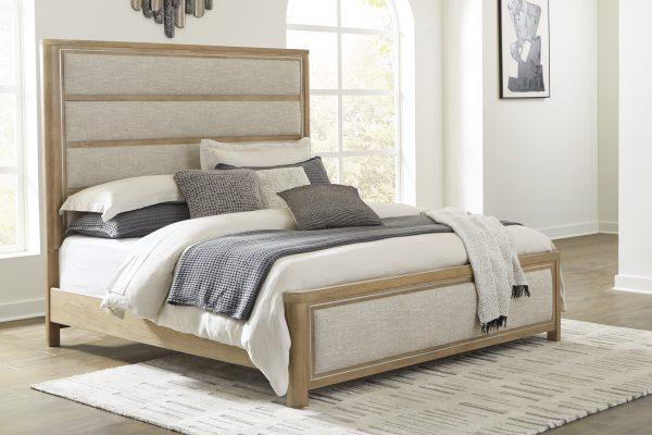 Rencott King Upholstered Panel Bed - Image 2