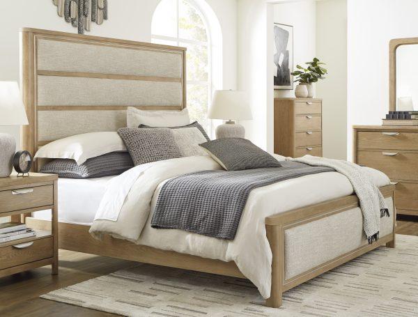 Rencott King Upholstered Panel Bed - Image 4