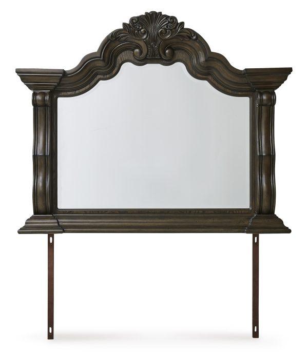 MAYLEE BEDROOM MIRROR D/Brown - Image 4