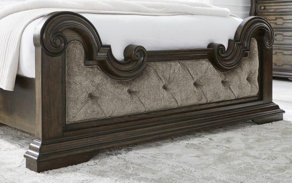 Maylee Queen Upholstered Panel Bed - Image 2